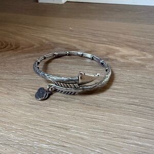 Alex and Ani arrow silver bracelet